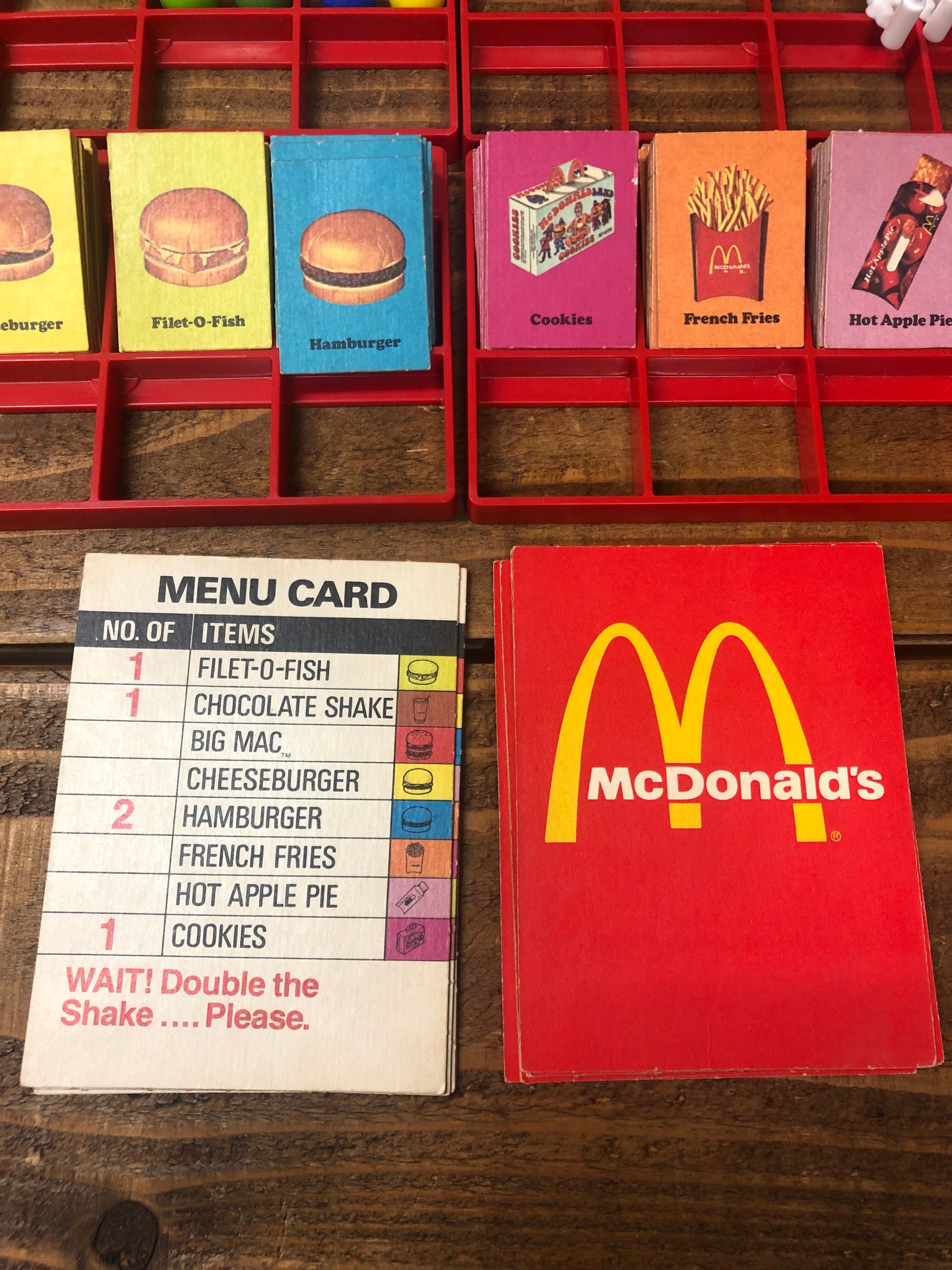 McDonald's Vintage Board Game Box/マクドナルド ボードゲーム Milton