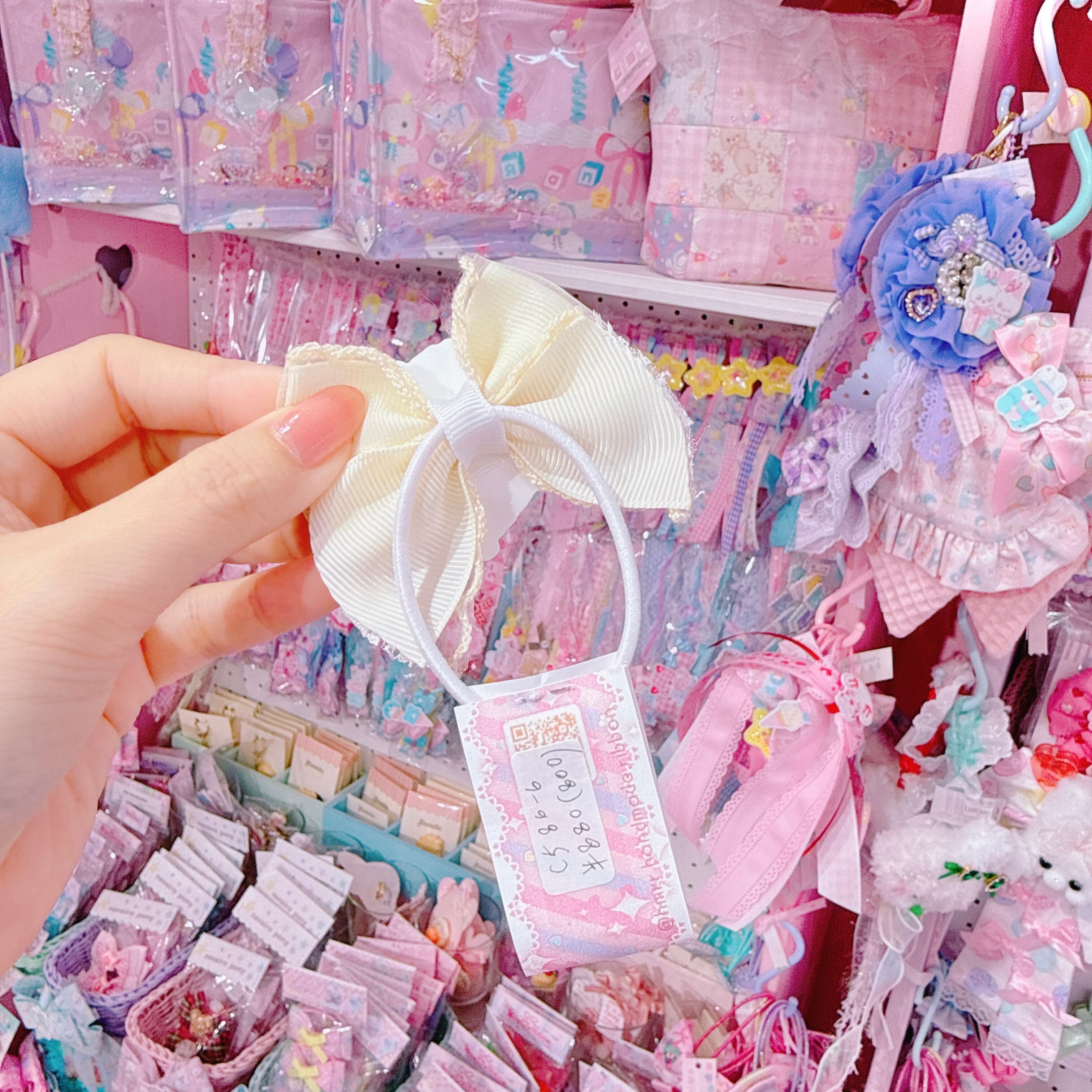 【C5】86-6パーツ付きヘアゴム