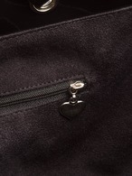 光花 - lucid handbag/black/patent Vinyl/monroe satin【UK】