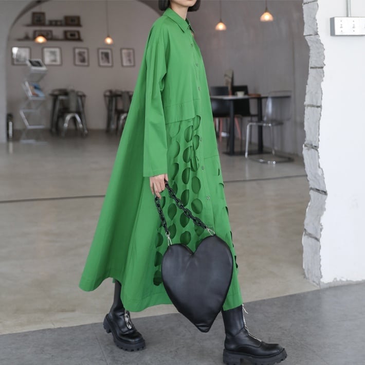 Art Retro Heart-Shaped Chain Bag 1Color M-3499 | Magniraff