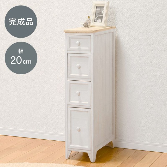 チェスト-MCH52-アンティーク天板 5段 41×31×93cm