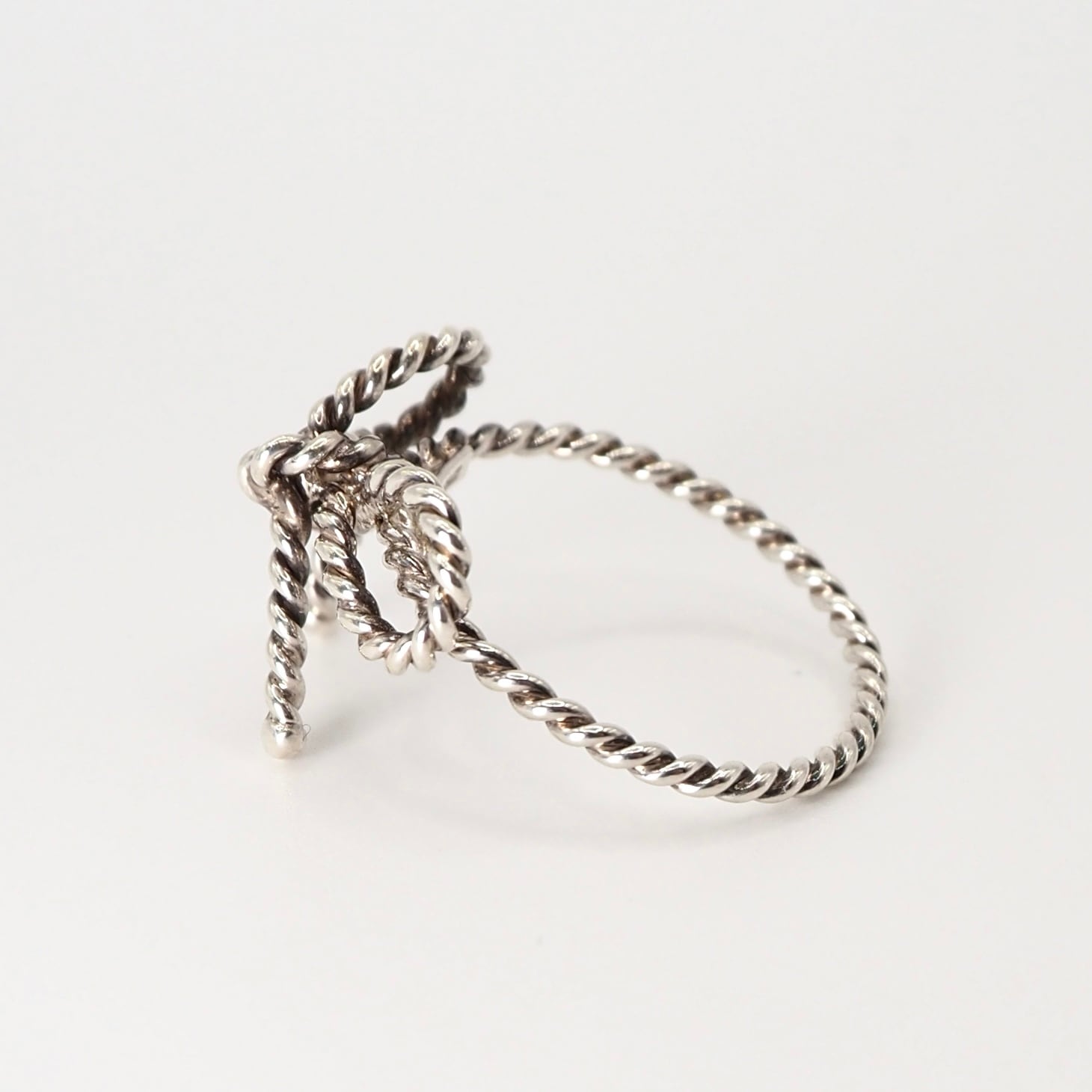 Tiffany&Co. 約11号 ツイスト リボン リング シルバー925 ティファニー