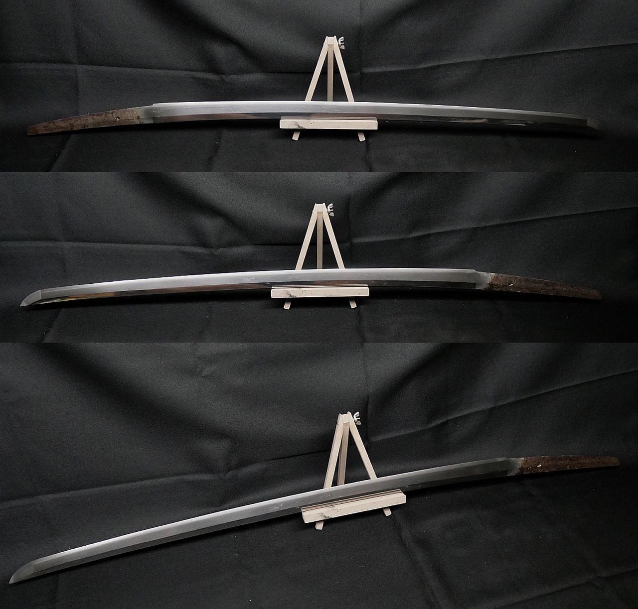新々刀】刀身重量800g 71.5cmの豪刀 元幅約3.2cm 元重 約7mm 研磨済