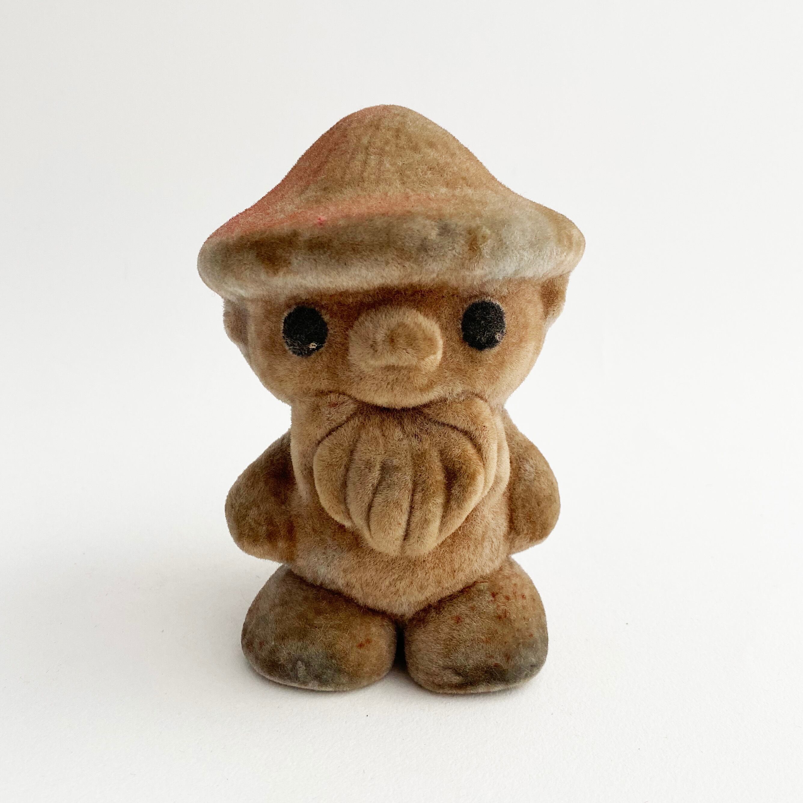 スポンジ人形（きのこおじさん/グレー）