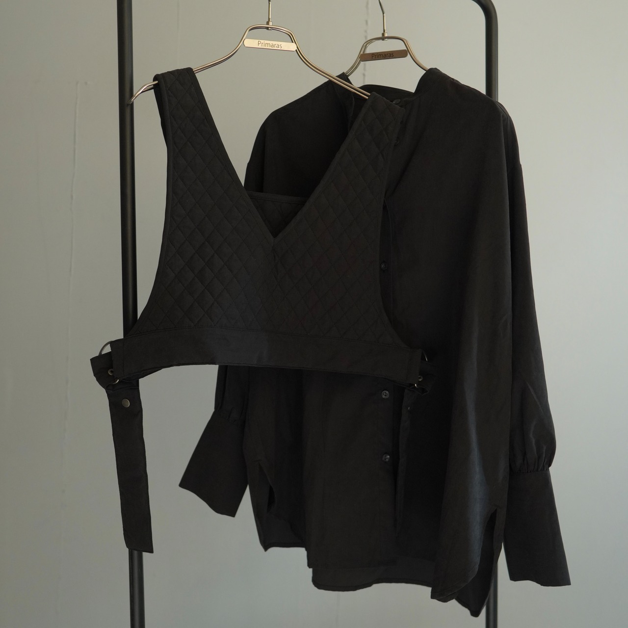 ビスチェSET veloursBL／Black