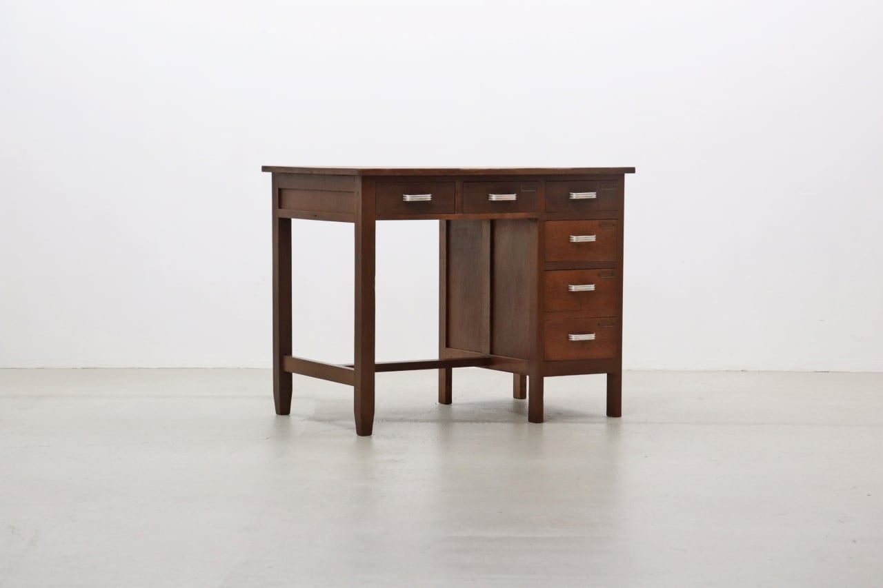 レトロ 無垢材 片袖机 作業台 PC デスク 書斎 展示台 飾り台 ヴィンテージ レトロ 無垢材 片袖机 作業台 PC デスク 書斎 展示台 飾り台 ヴィンテージ