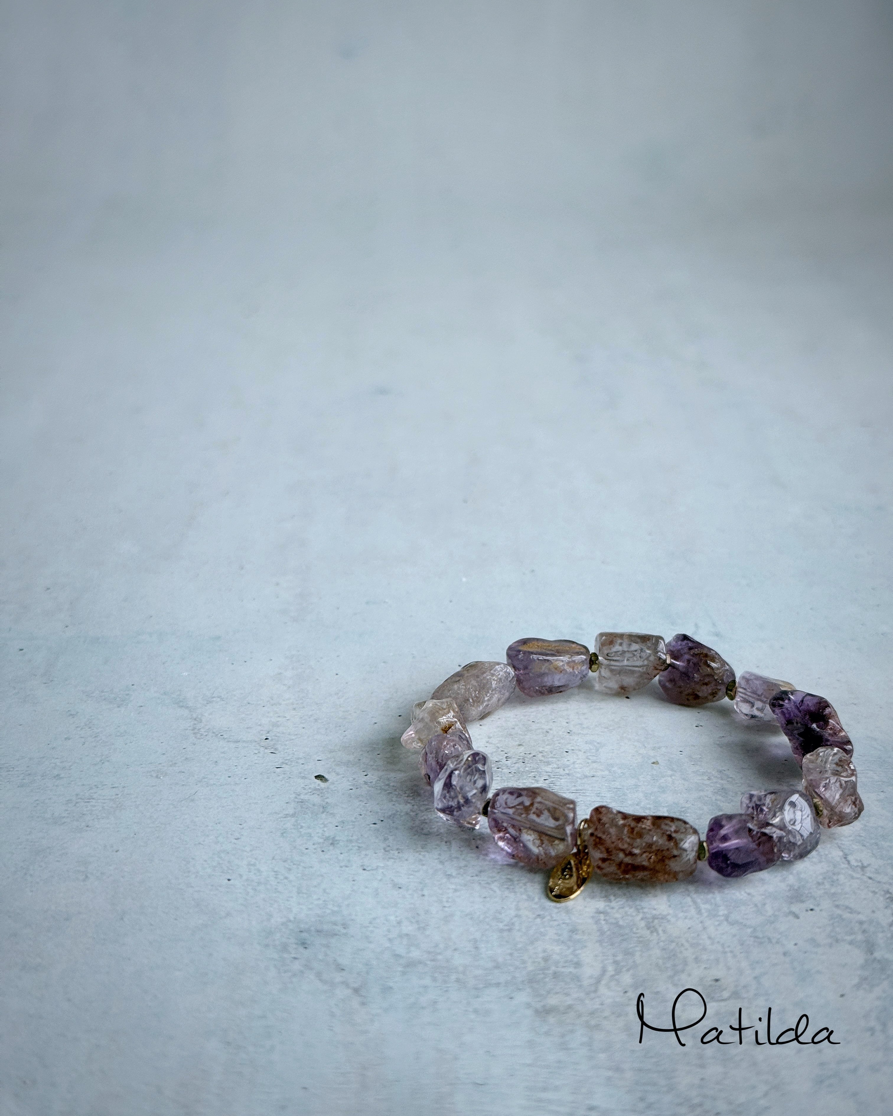 rough rock bracelet(ガーデンアメジスト)