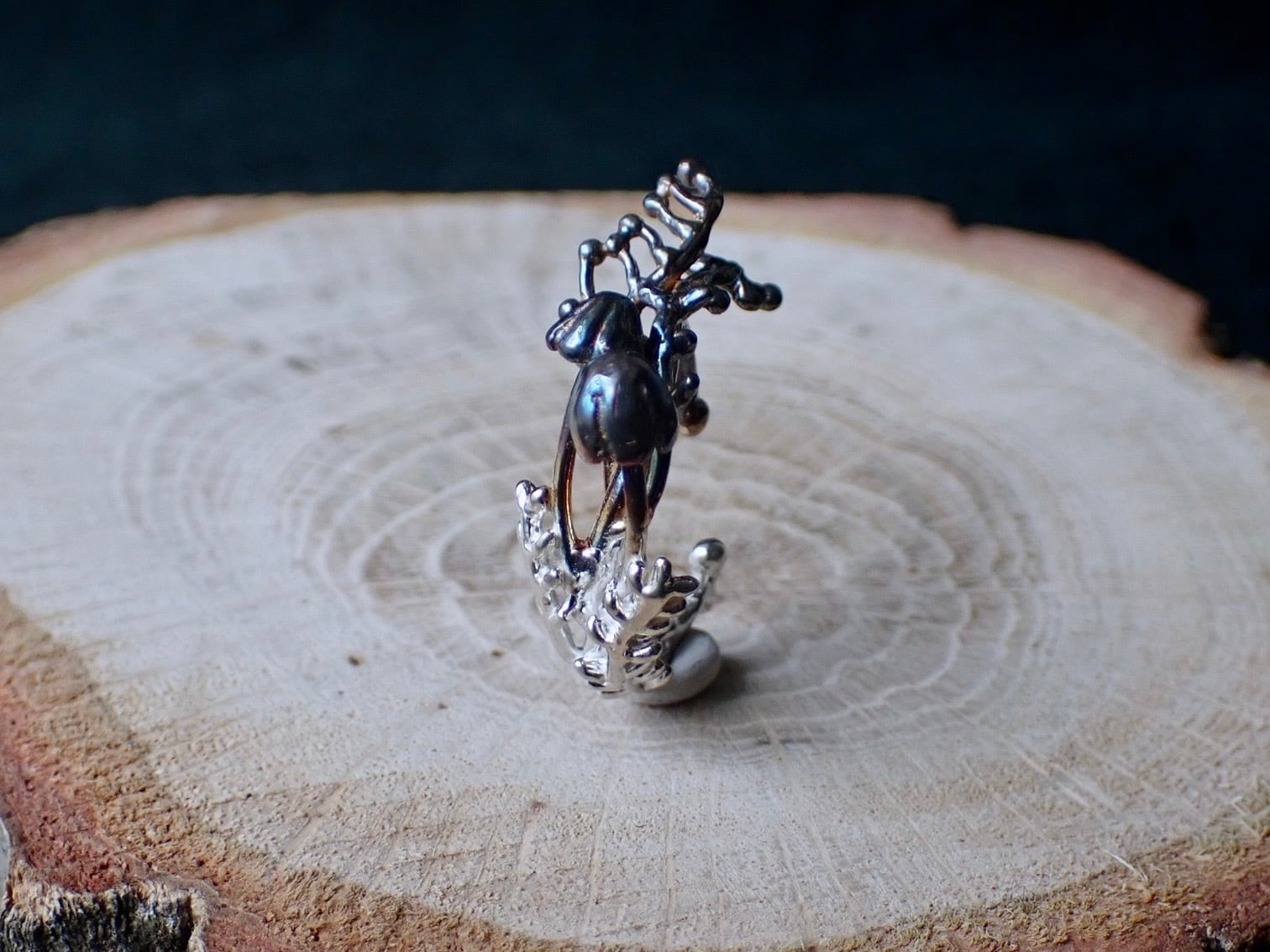 キララホコリピアス | sizleシズル--micro forest jewelry--