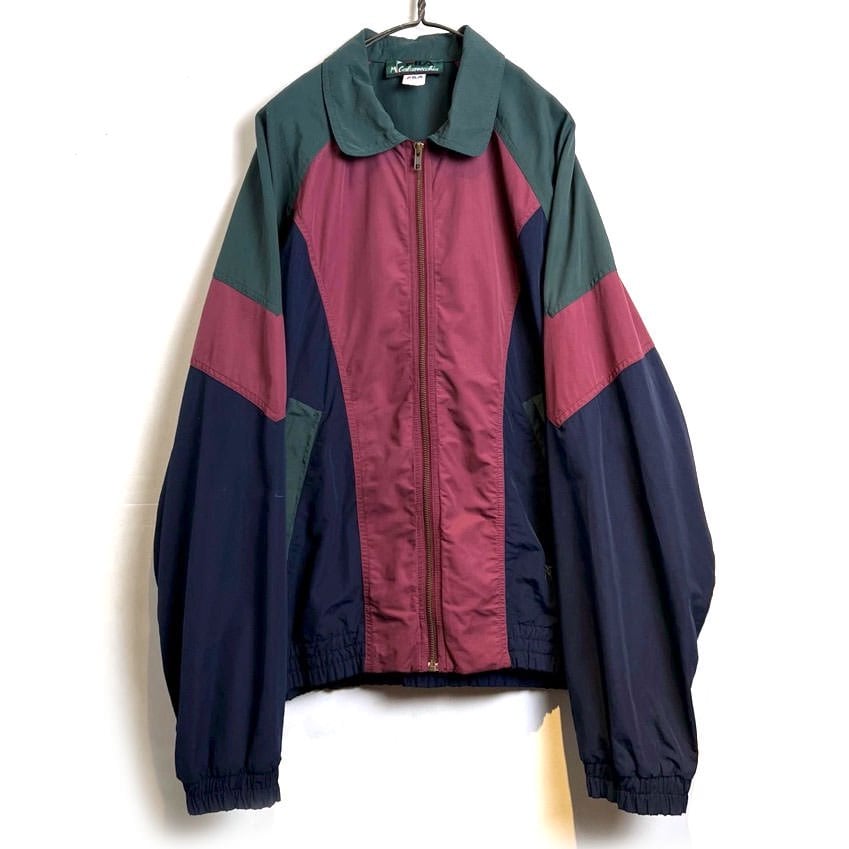 FILA] Vintage Nylon Jacket [1990s-] Vintage Crazy Panel Golf