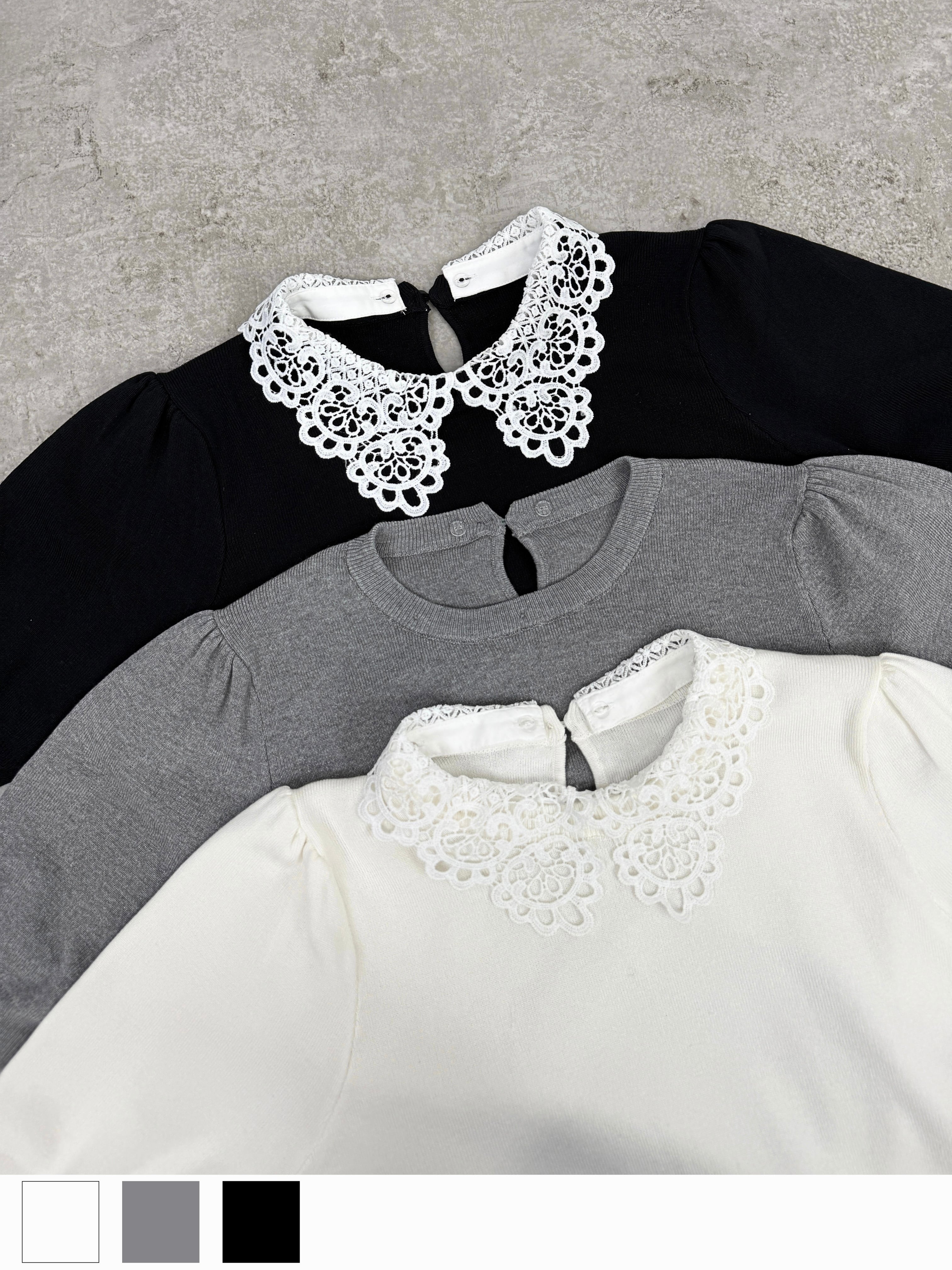 【早割4/7まで】2WAYレースニットトップス