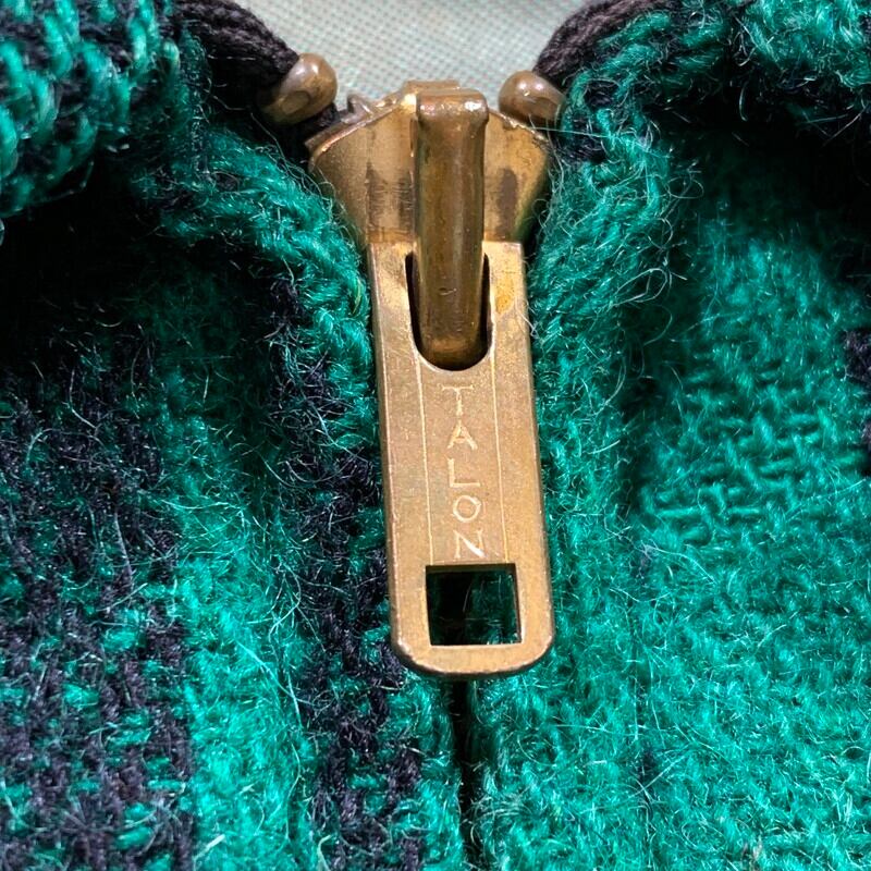 50's Pilgrim ピルグリム ウールチェックジャケット グリーン Sears