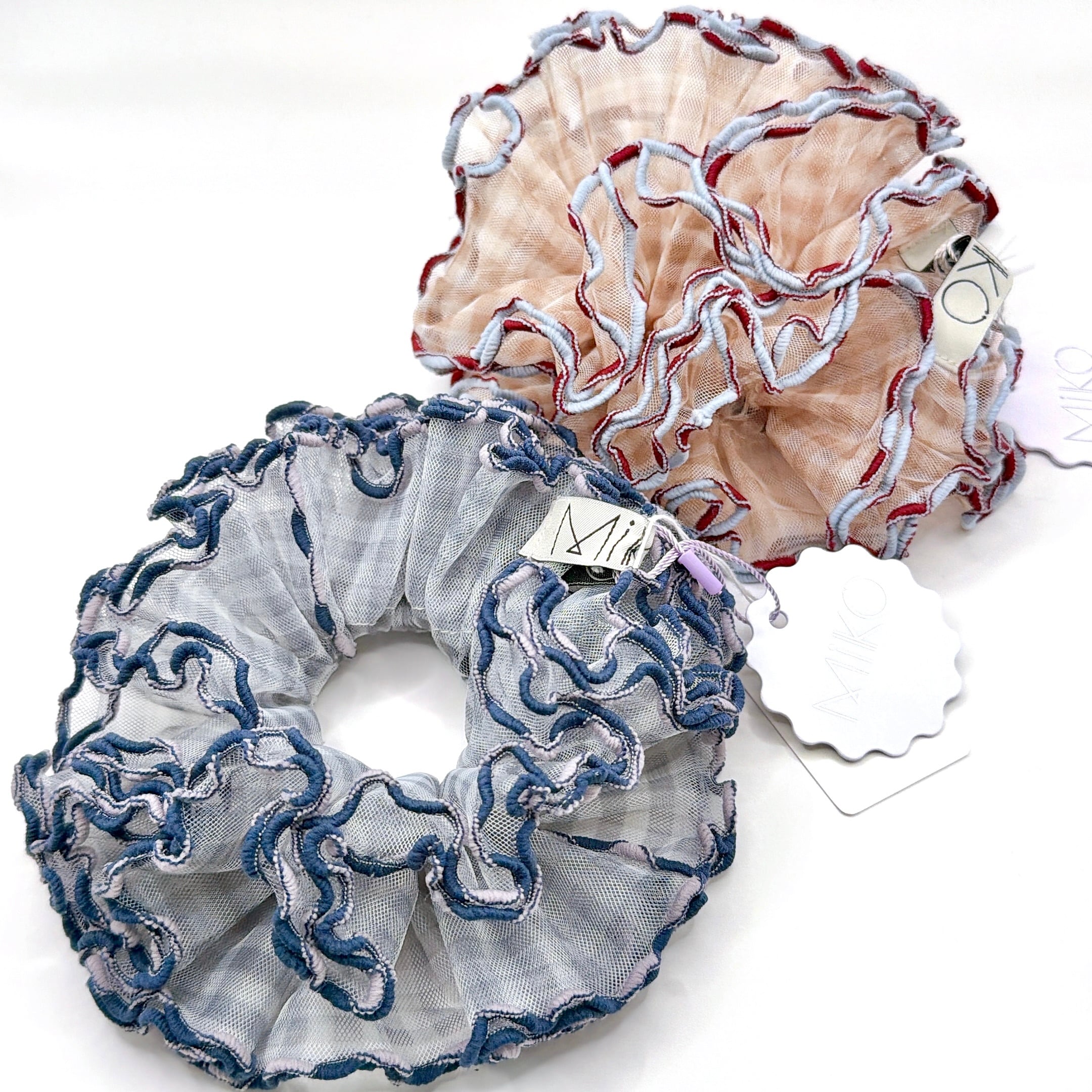 MiKO regular scrunchie ギンガムチェック