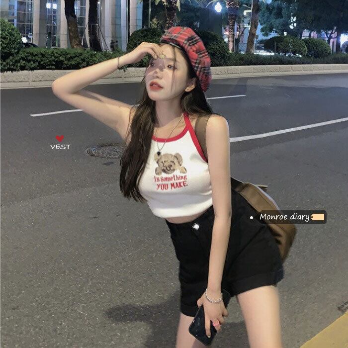 ホワイトスリムトップス サマー 夏物 モンロー82471675011