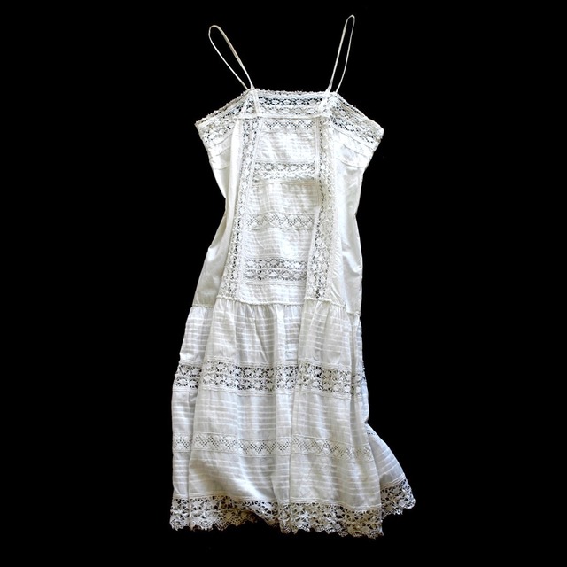 1920s French Lace Camisole Dress