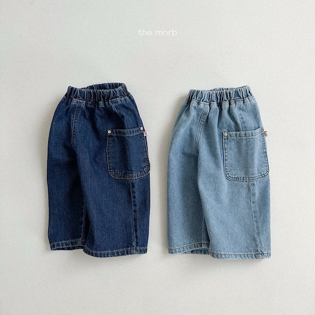 即納 Side denim PT  [ minirobe ]