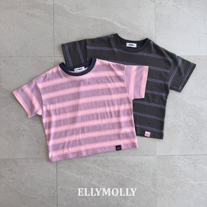 [ELLYMOLLY] Washed ST Box Tee +fee2 / [엘리몰리] 워시드ST박스티