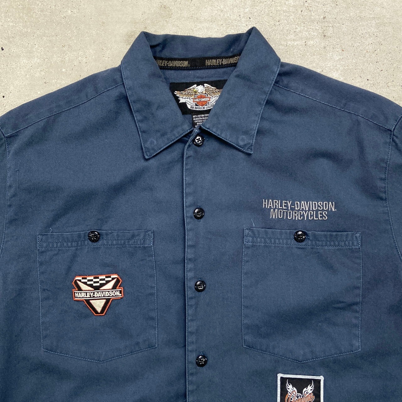 Harley-Davidson ハーレーダビッドソン 半袖シャツ ワークシャツ 