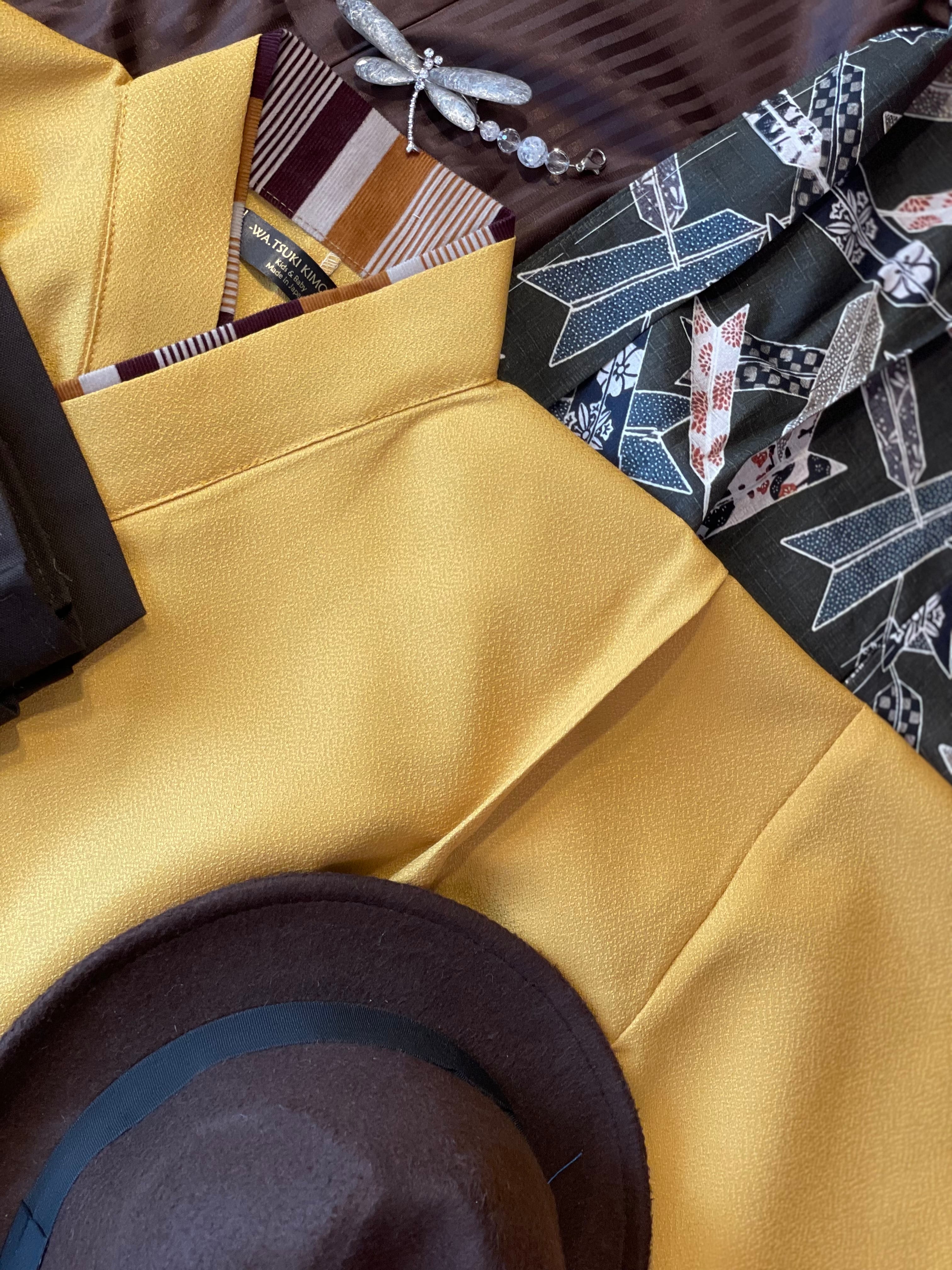 受注製作】アンティーク 蜻蛉とんぼ羽織紐 大正浪漫レトロ矢羽根柄