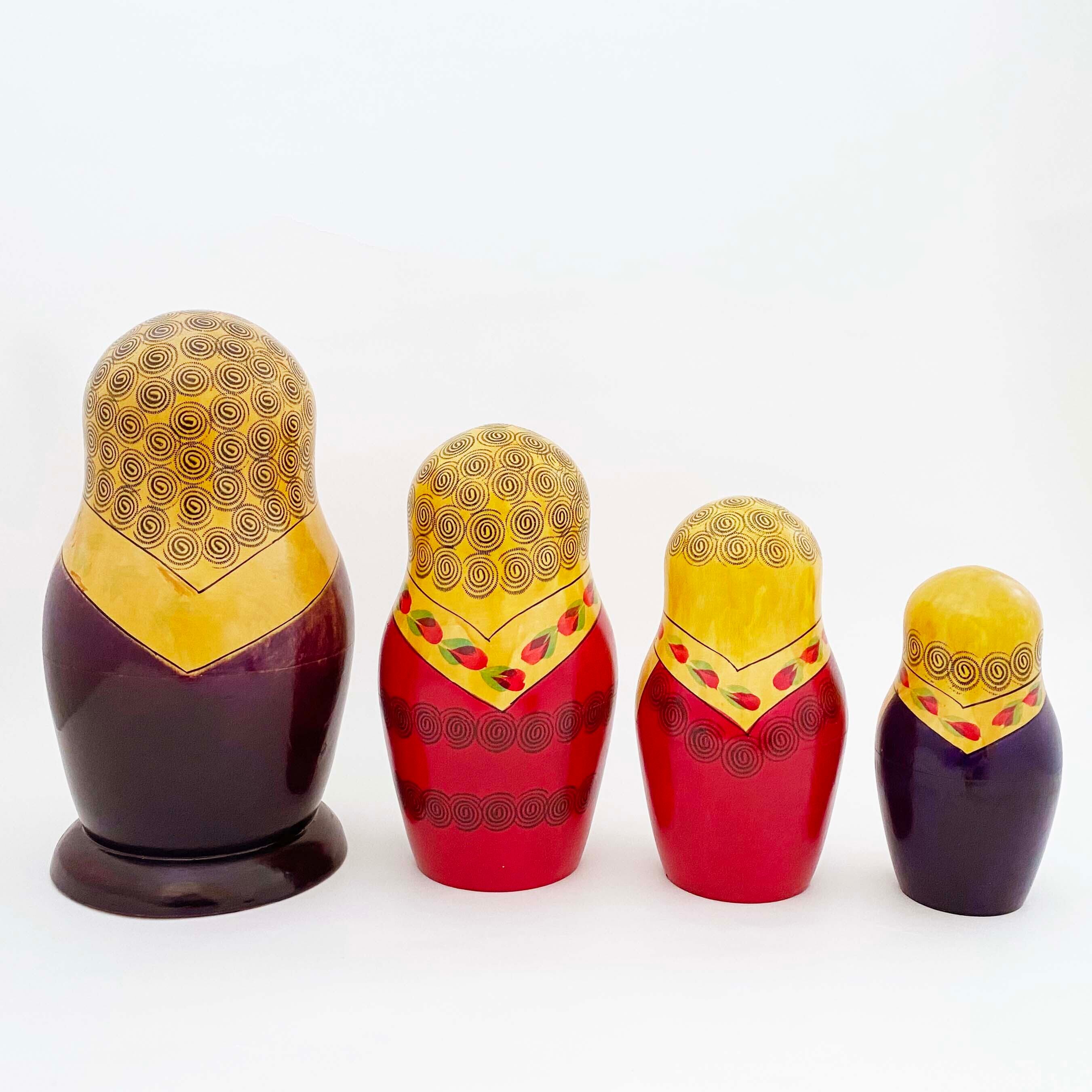 ヴィンテージマトリョーシカ1970年代（セミョーノフ産12個組）