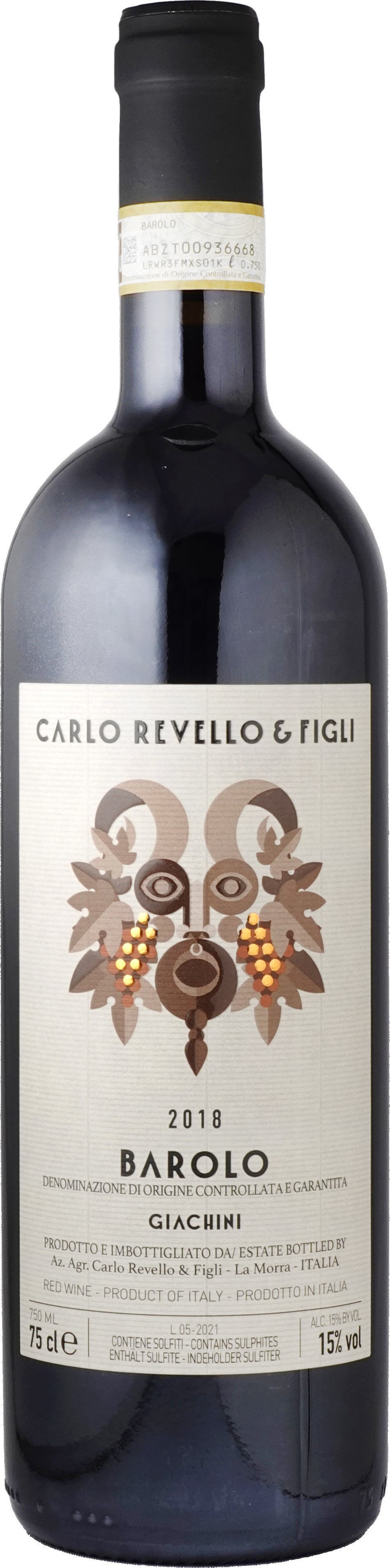 バローロ・ジャッキーニ　18　カルロ・リベッロ・アンド・フィリ　Barolo Giachini 18 Carlo Revello & Figli
