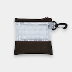 vibram pouch（brown×clear）