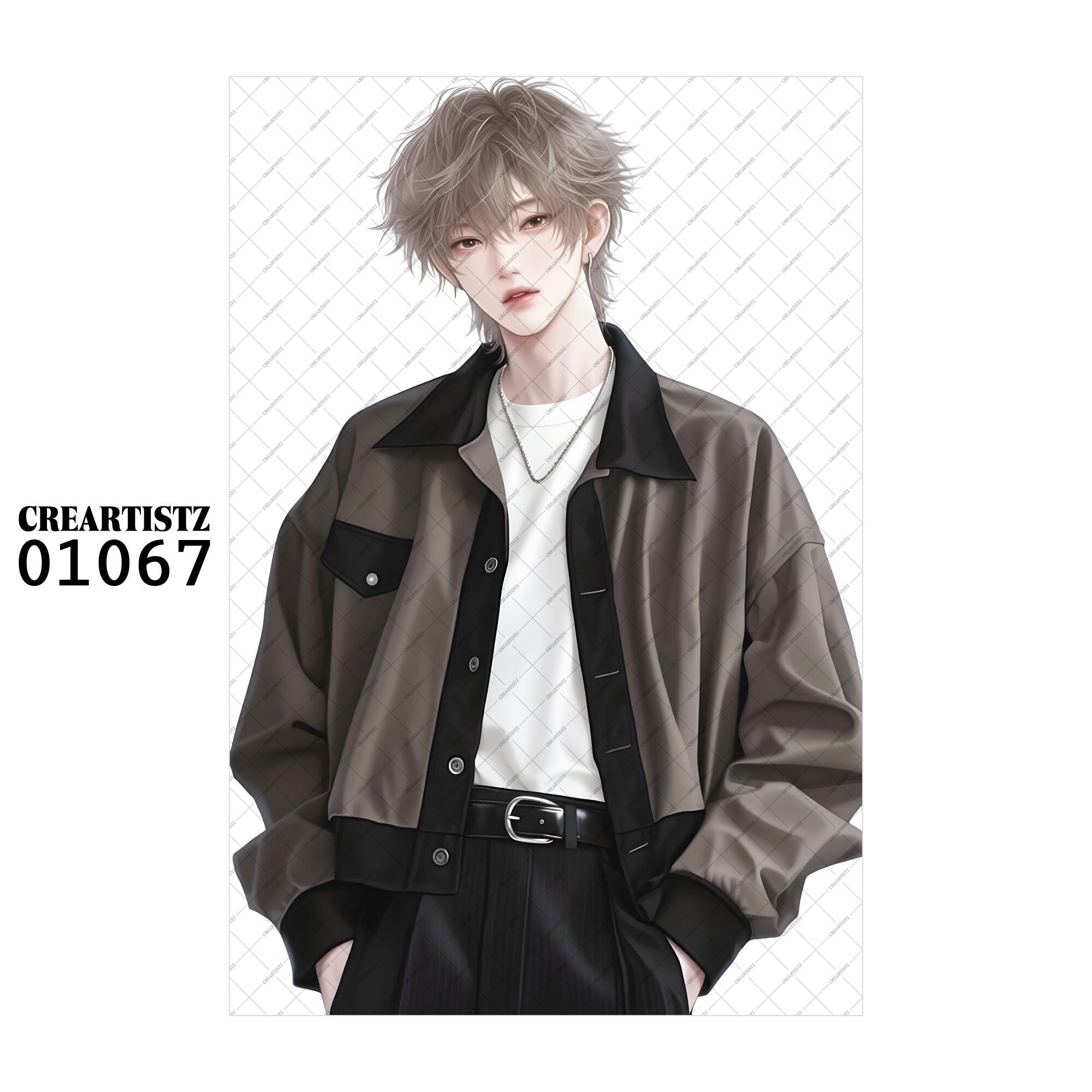 01067 ボーイ クール オリジナル ペーパー/ステッカー 4枚セット CREARTISTZ