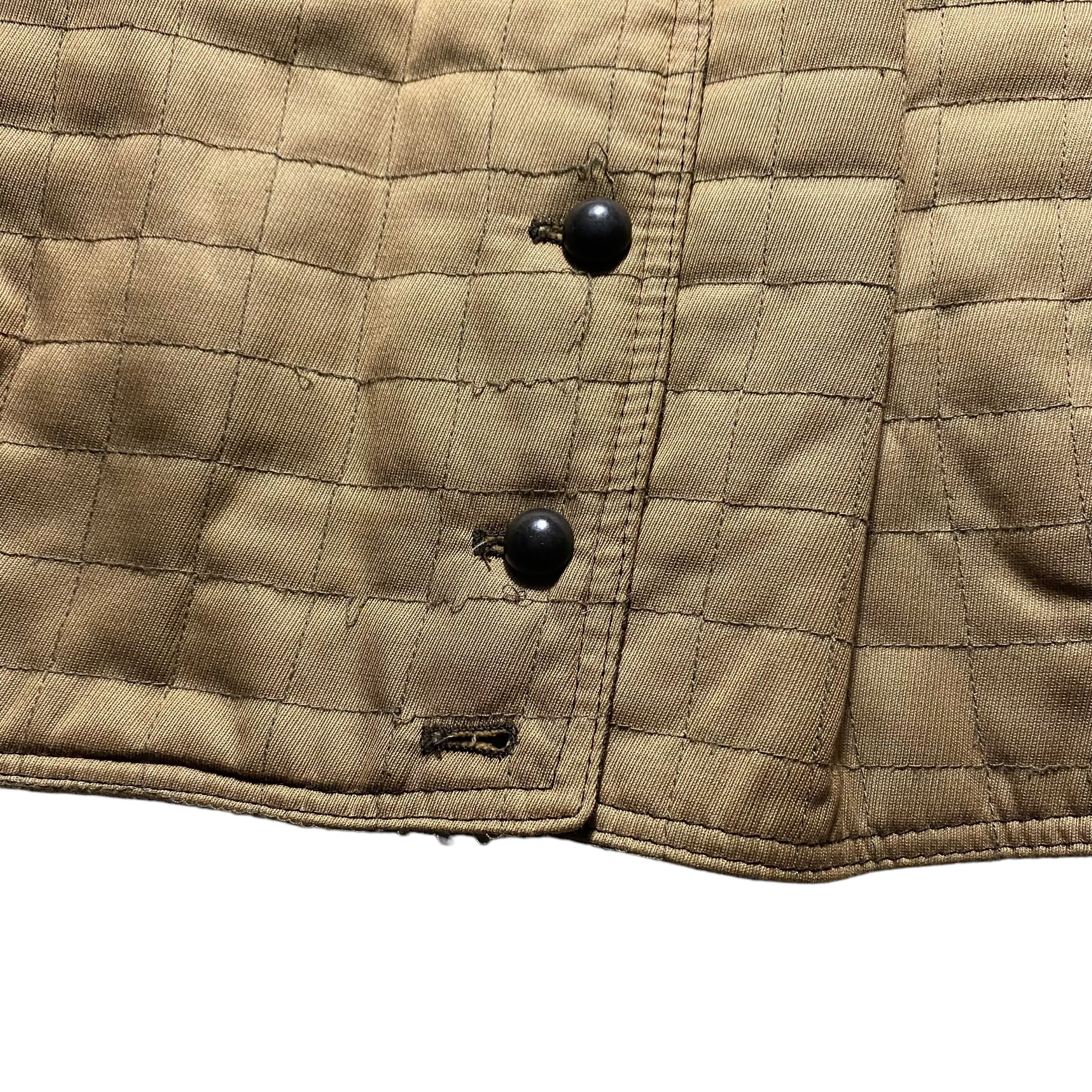 GIANFRANCO FERRE leather switching quilting short jacket | NOIR ONLINE