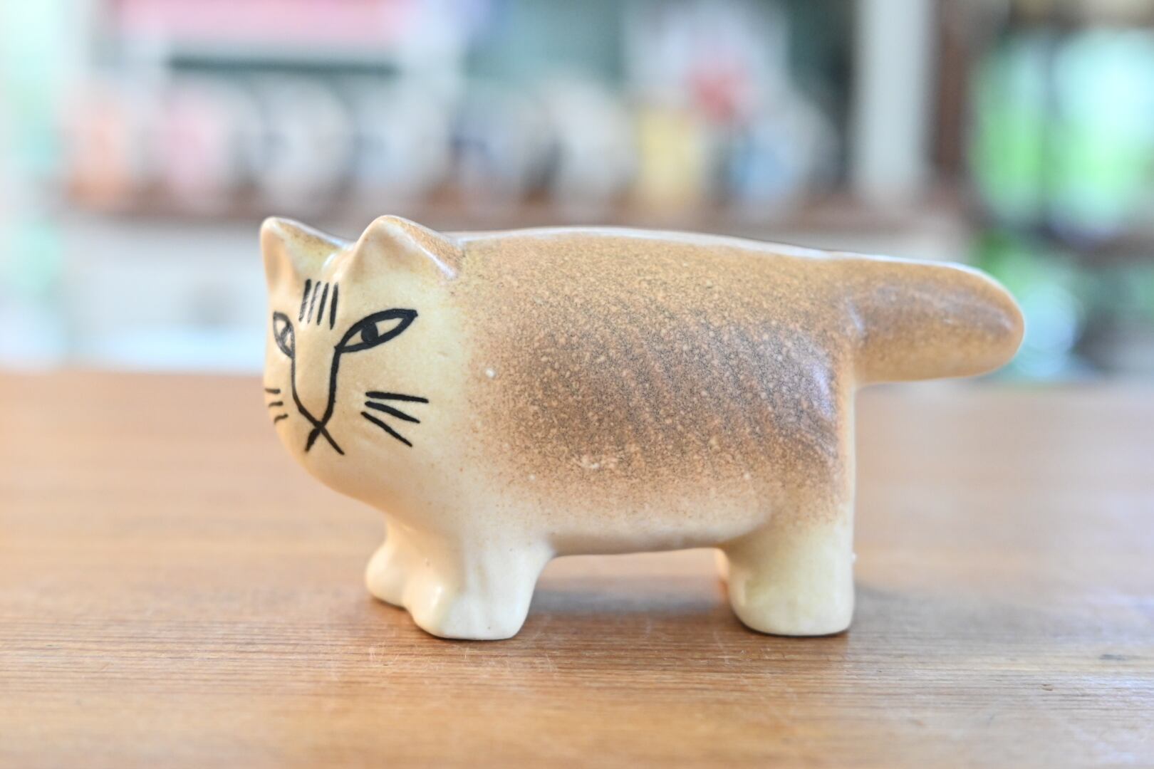 リサラーソン　ふたごのねこ　ブラウン Lisa Larson リサラーソン ふたごの猫 ブラウン | 北欧雑貨söpö 〜北欧