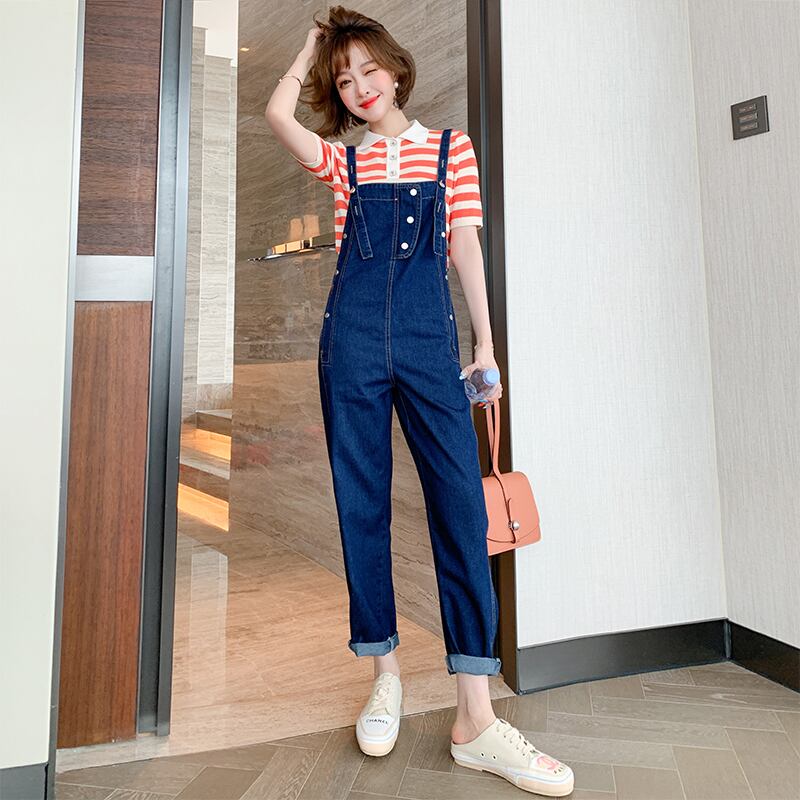 オーバーオール オータム ハイウェスト 秋物 MIUCO48614340358