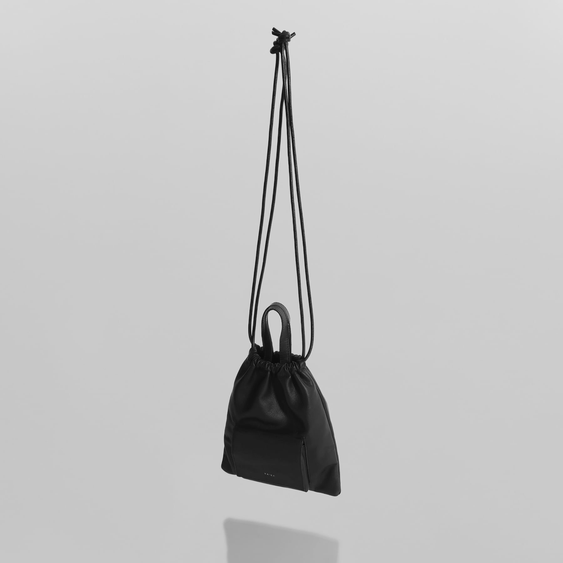 real leather drawstring shoulder mini bag [bdbd4] / Y2402FRB39