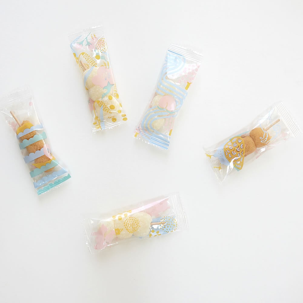 プレーン・きなこ串吉備団子8串入 | つるの玉子本舗