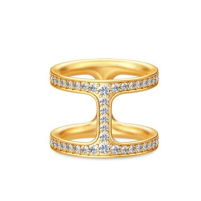 JULIE SANDLAU LINEA DOUBLE RING