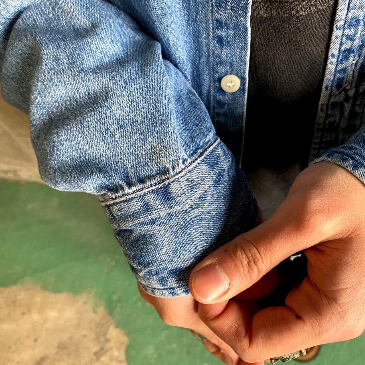 Polo by Ralph Lauren ポロバイラルフローレン 長袖 バンドカラー 