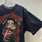 Betty Boop グラフィックTee ブラック　ヴィンテージ調