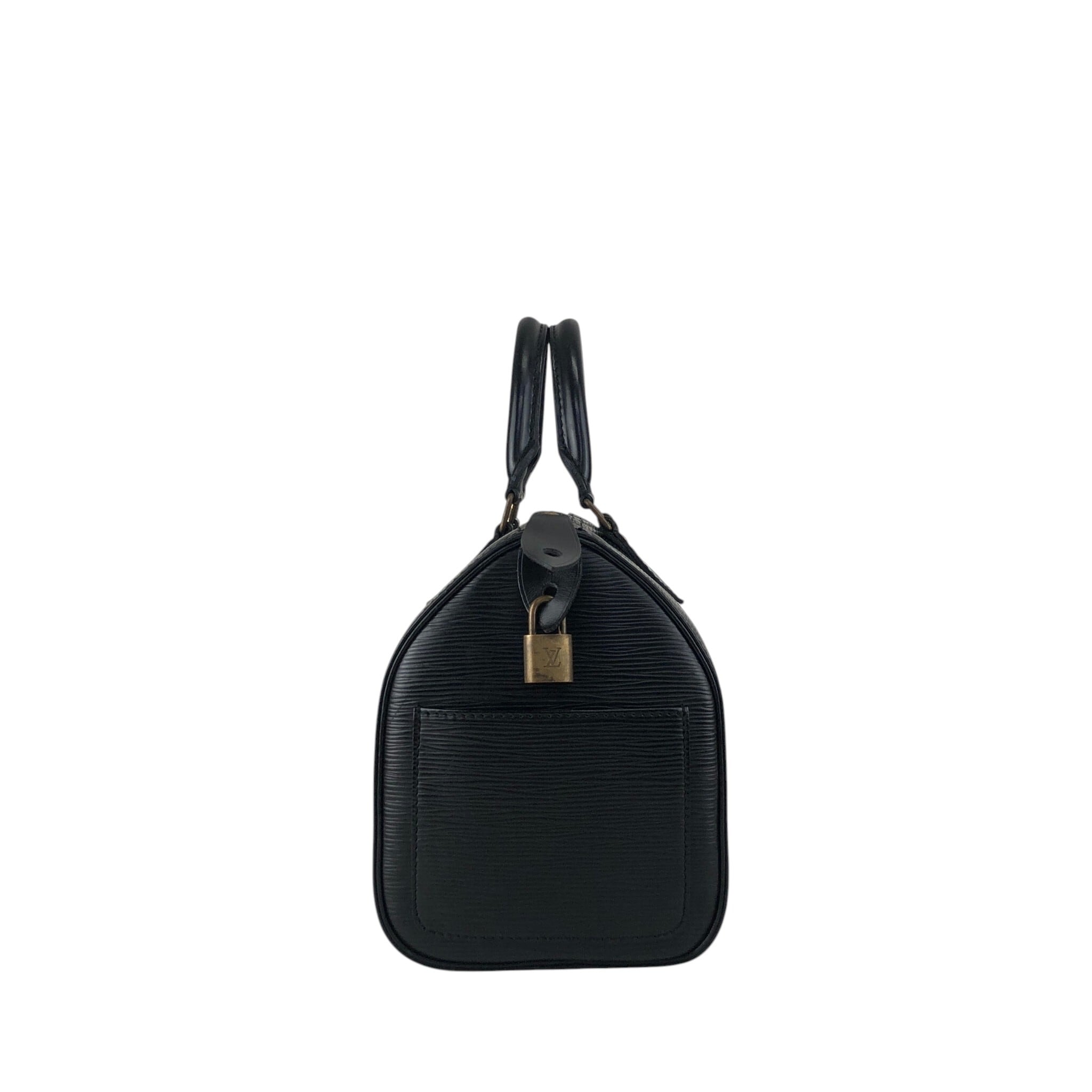 LOUIS VUITTON ルイヴィトン エピ ハンドバッグ ブラック レザー