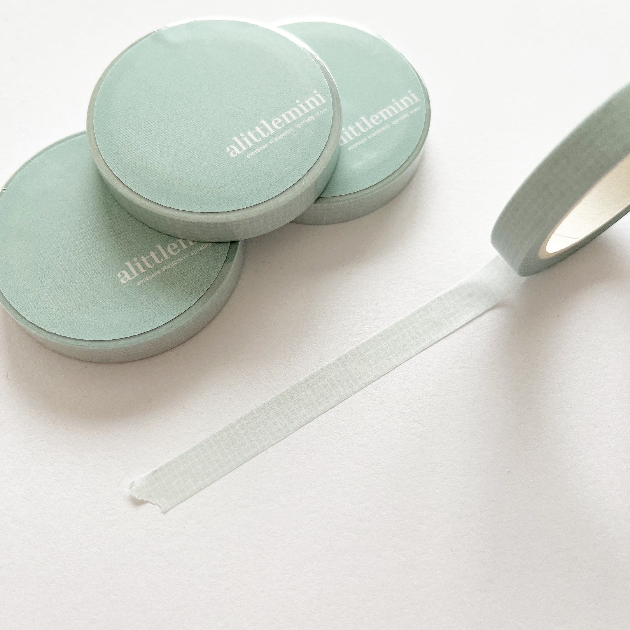 7mm マスキングテープ 【 ミルキーグリーン】