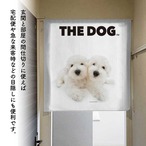 【受注生産】のれん THE DOG ビション・フリーゼ 幅85×丈90cm　21852