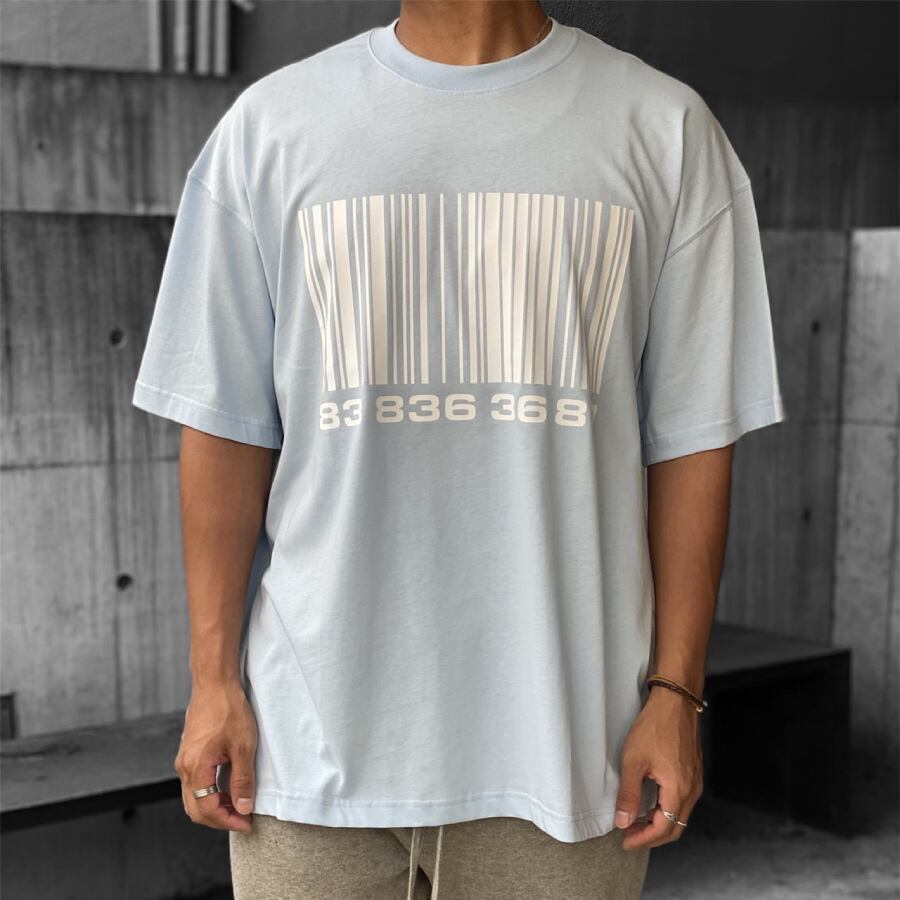 【VTMNTS】BIG BARCODE T-SHIRT | AYIN