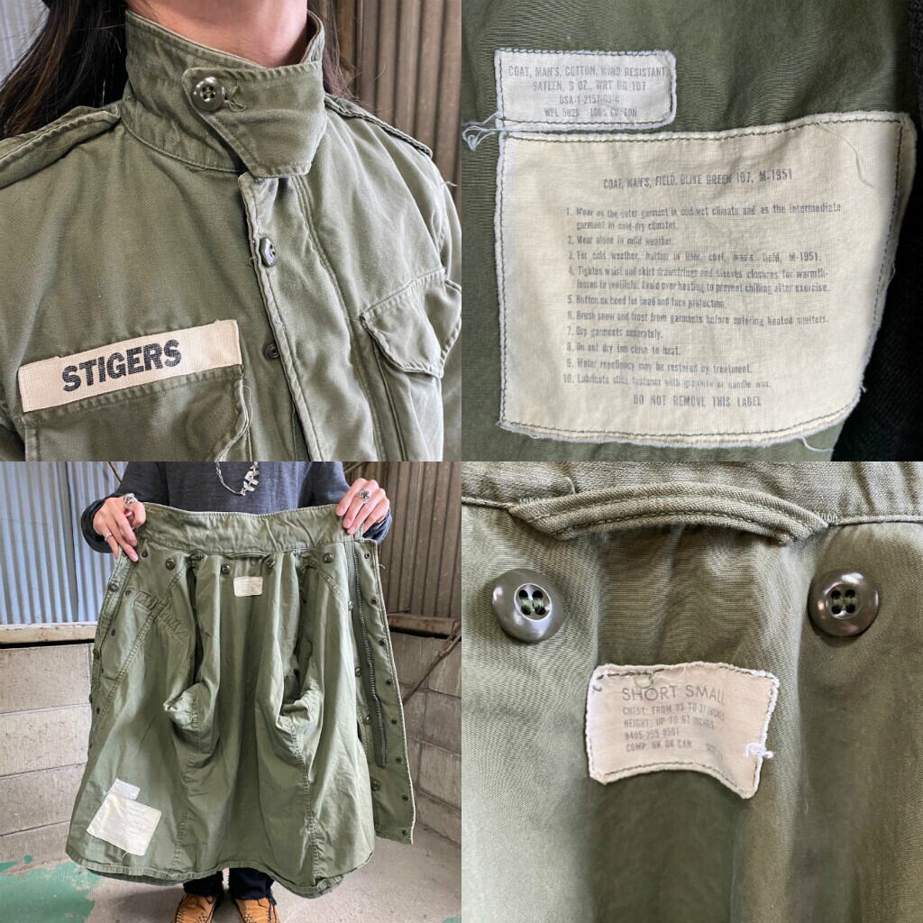 63年納品 60年代 ビンテージ U.S.ARMY 米軍実品 M-51 ミリタリー 