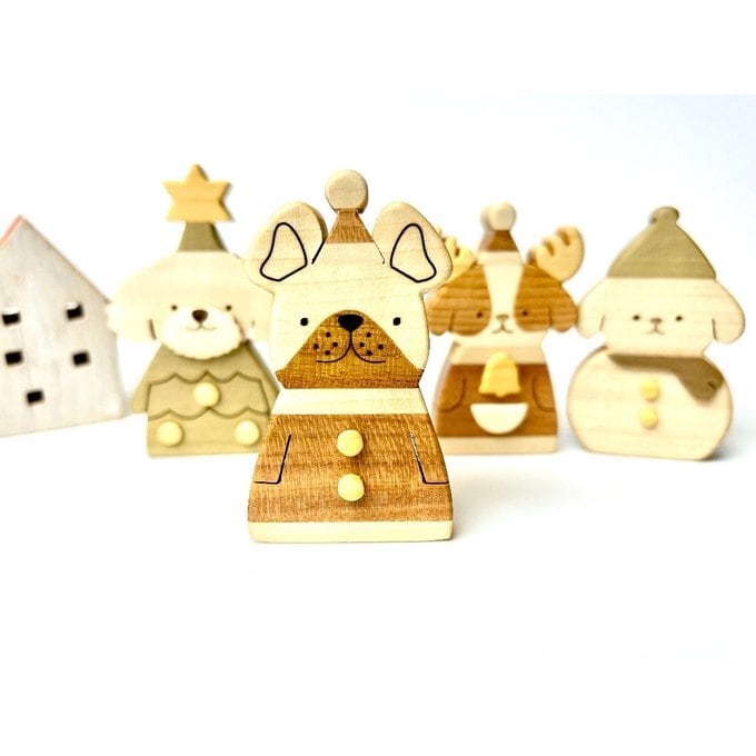 クリスマス☆わんちゃん オルトロスの犬 pink panther メリークリスマスわんちゃん