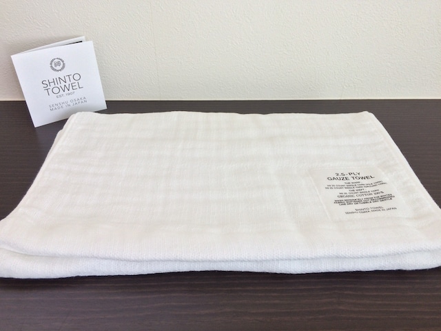 SHINTO TOWEL / 2.5 PLY GAUZE - マフラー ホワイト