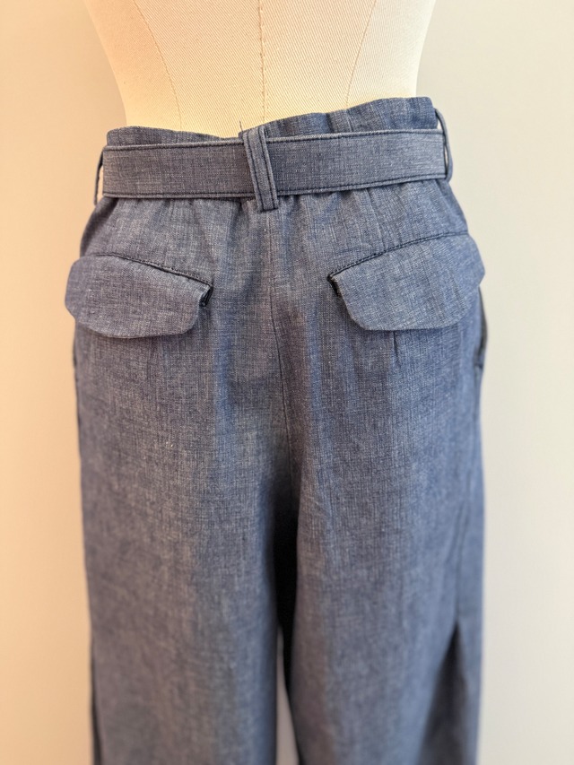 jonnlynx/JL226-PT845 gachya belt denim pants indigo