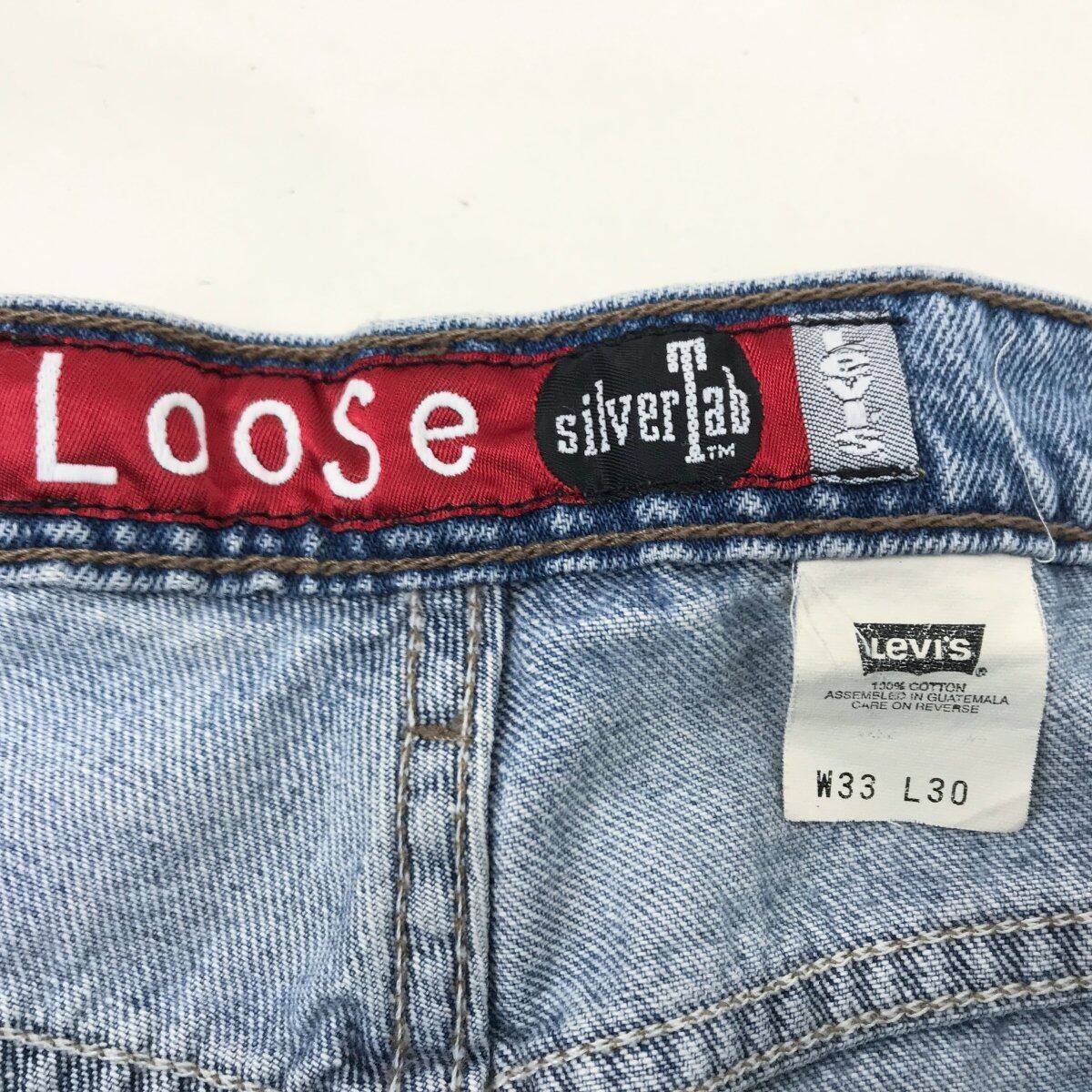 LEVI'S リーバイス 90年代 シルバータブ SILVERTAB LOOSE 刻印 LEVI'S リーバイス 90年代 シルバータブ SILVERTAB LOOSE 刻印