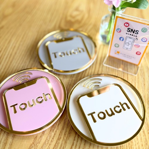 KURIHACHI｜AnyTouch (設定ガイド付き、書換可能)NFCコンパクトプレート