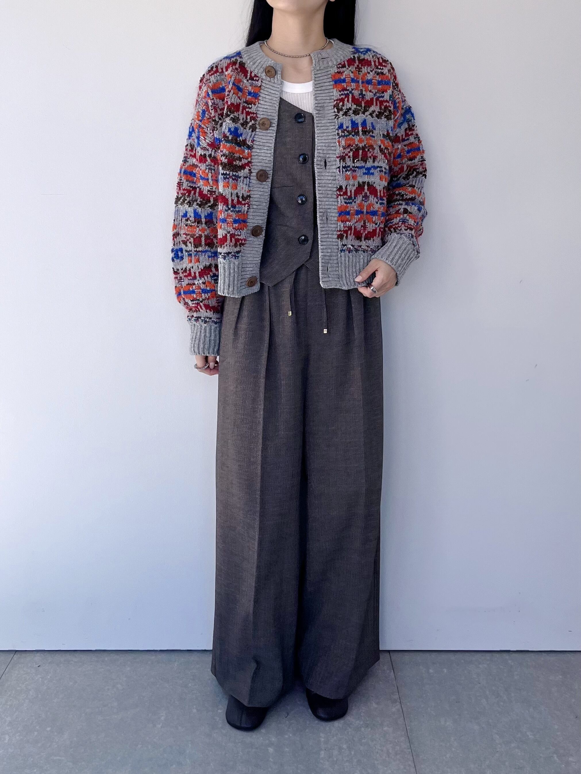 COOHEM KOUHEN FAIR ISLE KNIT CARDIGAN | KOKO COOHEM KOUHEN FAIR ISLE KNIT CARDIGAN | KOKO
