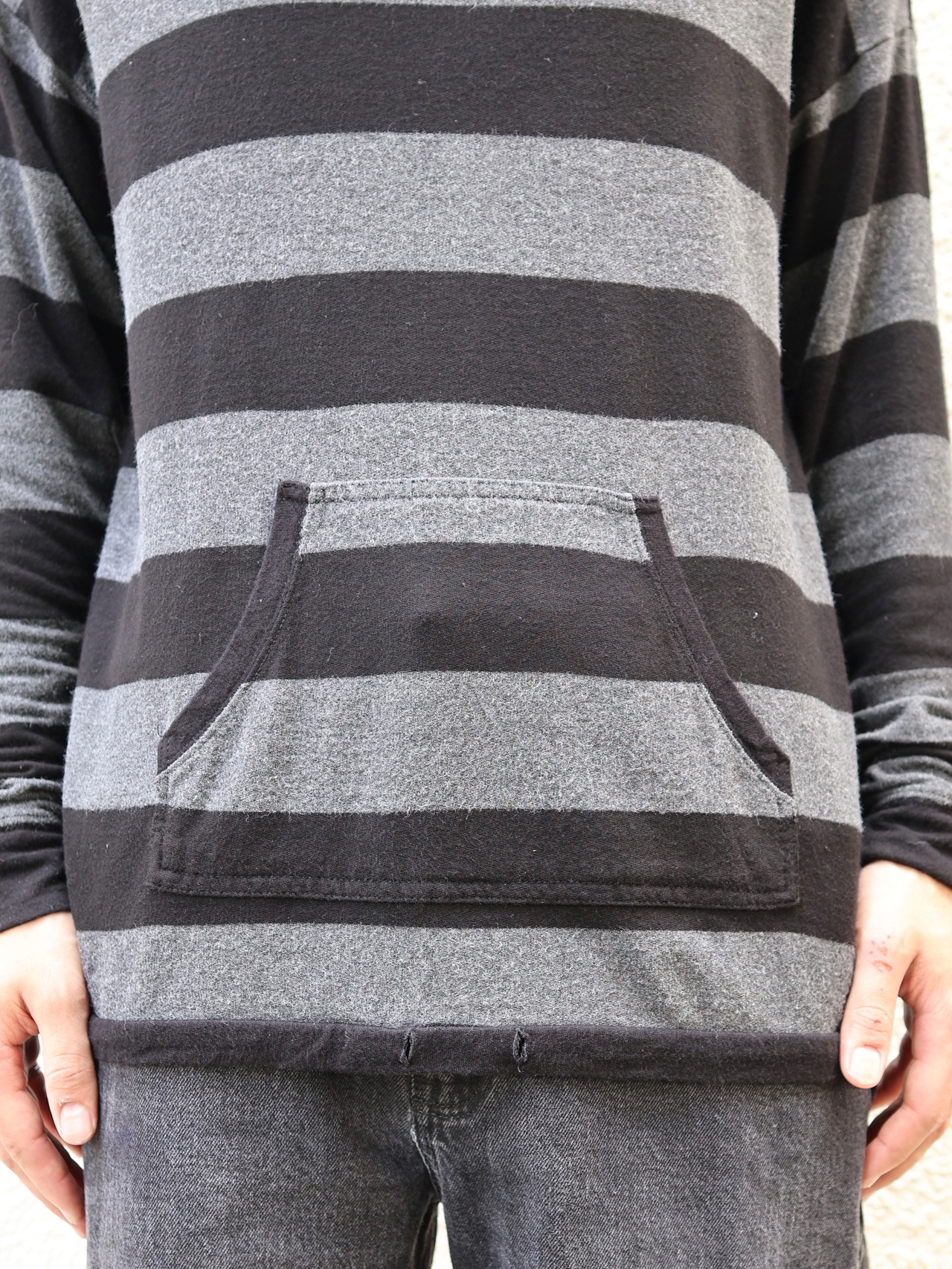 design border long shirt