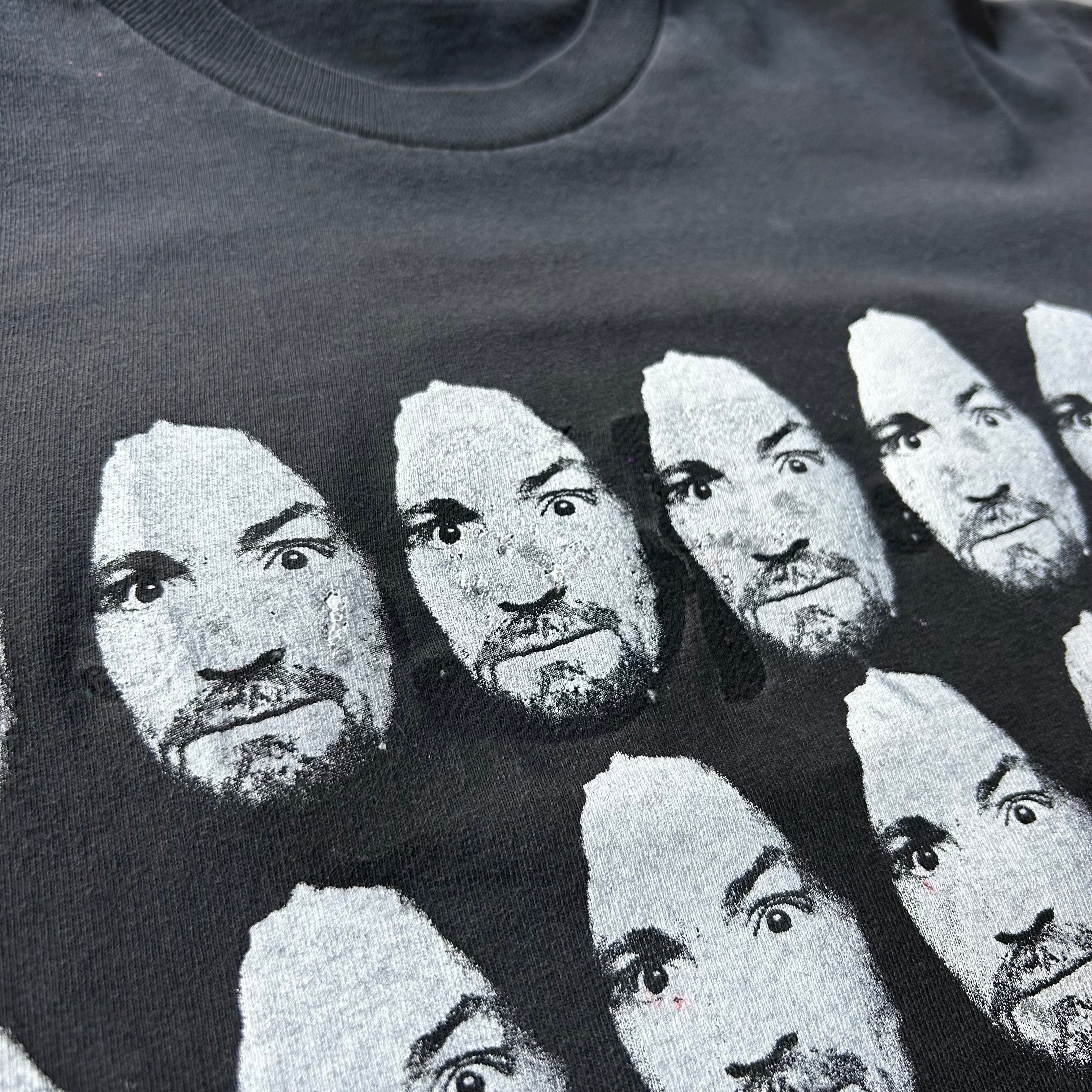 90s チャールズマンソンtシャツ USA製 ブラック L相当 evil7 | 東京準備室