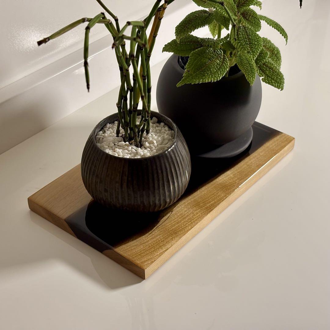 ウッドレジン 台座 花台 カッティングボード ウッドレジン まな板