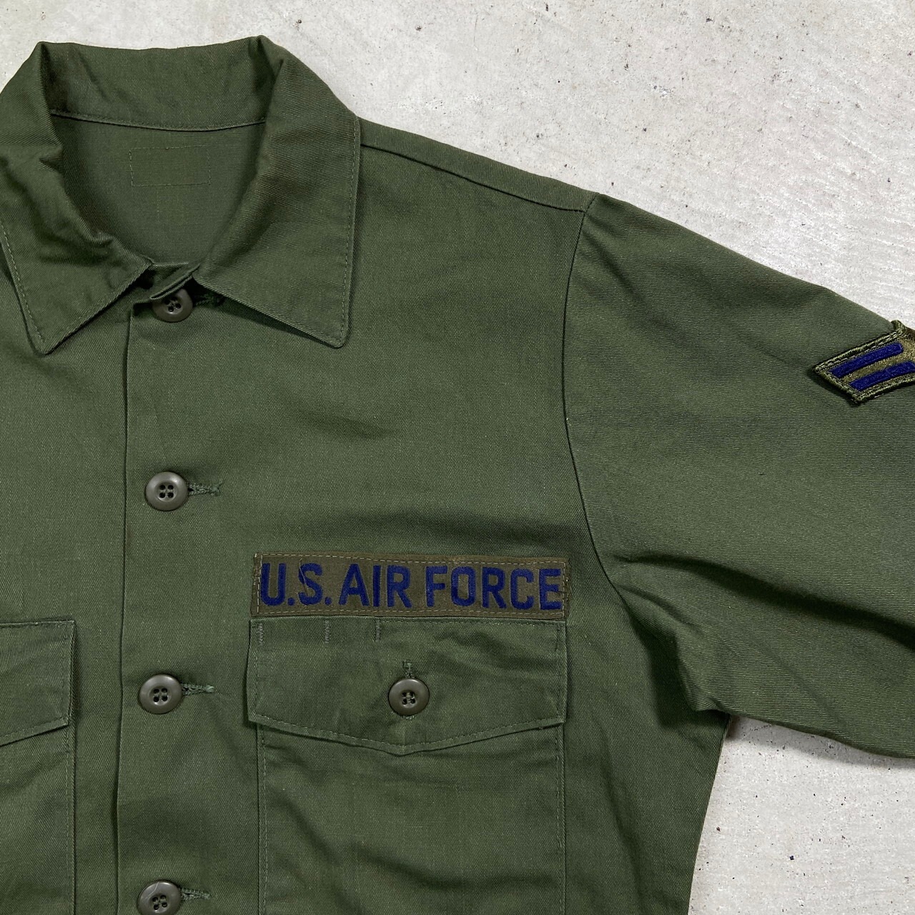 79年納品 米軍実品 U.S.ARMY OG-507 ユーティリティシャツ ミリタリー 