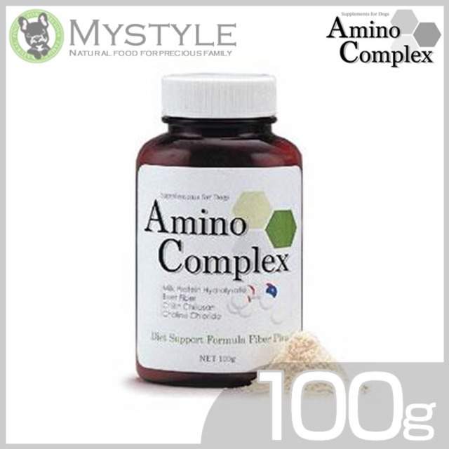 アミノコンプレックス ダイエットサポート ファイバープラス 100g アミノ酸配合 粉末 サプリメント<br>（犬用 ペット用 犬用品）
